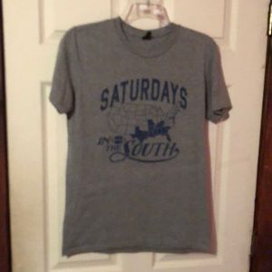Saturdays In The South Gray T-Shirt Mens Medium M